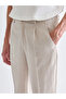 Standard Fit Linen Look Men's Trousers - 3