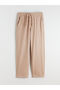 Xside beige men's pants with side pockets and elastic waist - 5