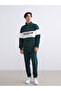Xside Stand Collar Color Block Men's Sweatshirt - 3