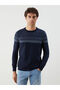 Özmarka New Season Crew Neck Men's Knitwear Sweater