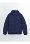 Indigo Slim Fit Hooded Men's Puffer Jacket - 6