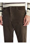 Standard Fit Velvet Men's Chino Trousers - 3