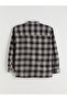 Regular Fit Long Sleeve Plaid Men's Lumberjack Shirt - 6