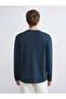 Crew Neck Long Sleeve Men's Sweatshirt - 4