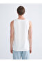 Crew Neck Printed Men's Sleeveless T-Shirt - 4
