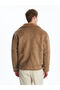 Peak New Season Standard Fit Shirt Collar Suede Men's Coat - 5