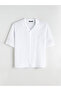 Vizyon New Season Plus Size Resort Collar Short Sleeve Muslin Men's Shirt - 5