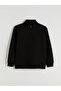Mock Neck Men's Thick Sweatshirt - 5