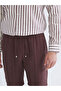 Ozmarka New Season Standard Fit Linen Look Men's Shorts - 3