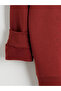 Crew Neck Printed Men's Thick Sweatshirt - 7