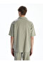 Nevavm Comfortable Fit Short Sleeve Linen Blend Men's Shirt with Difference - 7
