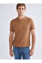 Esvab • Modern & Distinctive Devrik Roba Collar Men's Knitwear T-Shirt - 2