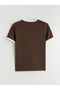 Peak New Season Contrast Detailed Men's Combed Cotton T-Shirt - 6