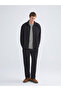 Comfortable Fit Textured Men's Trousers