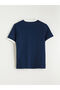 Vizyon New Season Contrast Detailed Men's Combed Cotton T-Shirt - 6