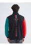 High Collar Long Sleeve Men's Zipper Sweatshirt - 4