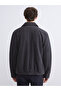 Vision Anthracite Standard Fit Shirt Collar Men's Cashmere Coat - 5