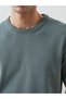 Lcw Vision Green Crew Neck Short Sleeve Men's Knitwear Sweater - 3