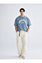 Esvab • Modern & Distinctive Zero Roba Collar Short Sleeve Printed Men's Sweatshirt - 3