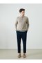 Polo Neck Long Sleeve Men's Knitwear Sweater - 2
