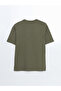 Crew Neck Short Sleeve Printed Combed Cotton Men's T-Shirt (S5) - 6