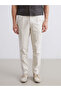 Standard Fit Linen Look Men's Trousers - 2