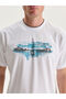 LCW Crew Neck Short Sleeve Printed Combed Cotton Men's T-Shirt - 3