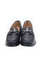 Women's Buckle Leather Shoes Black 25076042Y - 6