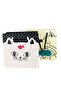 Cute Cat Face Gift Bag – 20x20x8 cm, Polka Dot Top, Make Life Full of Love Design (12 pieces) - 3