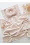 3-Piece Diaper Changing Set with Plaid Large Pom-Pom Blanket, Cradle, Newborn, Baby Products, Baby Pillow - 4