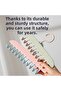 Multi-Purpose Adhesive Hanger with Hooks Portable Hanger with 8 Hooks for Kitchen Bathroom Inside Cabinet - 4