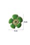 Green Daisy Children's Room Furniture Handle - Single Screw - Polyester Cabinet and Drawer Handle - 7