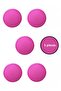 5 Pcs Pink Kids Room Furniture Handle Set - Abs Plastic Single Button Cabinet and Drawer Handles