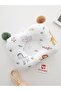 Safari Animals Large Pompom Muslin Baby Blanket and Pillow Set 85X90 - 8