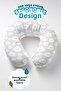 وسادة رقبة مريحة بنمط سحابة لطيفة - وسادة سفر ناعمة باللون الرمادي الفاتح والوردي - 2