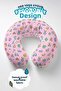 Cotton Neck Pillow with Children's Figure - Pink Soft Travel Pillow with Colorful Toy Pattern - 6