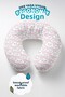 Cute Cloud Pattern Cotton Neck Pillow - Pastel Pink Blue Kids & Adult Travel Pillow - 2