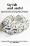 Kids & Adults Dinosaur Pattern Neck Pillow - Fun Yellow Green Blue Soft Travel Pillow