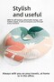 Landscape Themed Ergonomic Neck Pillow - Pastel Green Orange Soft Travel Pillow - 6