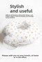 Cute Rabbit Pattern Cotton Neck Pillow - Pastel Colored Soft Travel Pillow