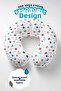 Nautical Themed Anchor Ship Cotton Neck Pillow - Marine Striped Red Blue Soft Travel Pillow - 4
