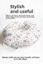 Koala Illustrated Cotton Neck Pillow - Colorful Pastel Patterned Kids & Adults Travel Pillow - 2