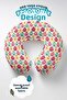 Colorful Ladybug Pattern Neck Pillow - Vibrant Yellow Pink Green Kids & Adult Travel Pillow - 2