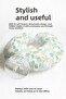 Sea Themed Cotton Neck Pillow - Natural Green Yellow Seashell Travel Pillow - 4