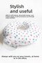 Colorful Butterfly Pattern Neck Pillow - Pastel Purple Green Soft Travel Pillow - 6