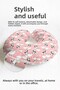 Panda Rainbow Cloudy Neck Pillow - Cute Pink Pastel Kids & Adult Travel Pillow - 2