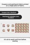 Patchwork Fabric Set – 100% Cotton Patterned Fabric Coupons for Sewing and Hobby - 6