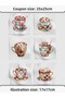 Patchwork Fabric Set – 100% Cotton Patterned Fabric Coupons for Sewing and Hobby - 4