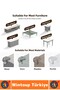 Practical Child Baby Safety Table Nightstand Furniture Anti-Collision Silicone Corner Edge Protector 16 Pieces - 4