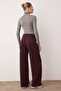 Bordo Normal Bel Loose Baggy Jeans TWOAW26JE00203 - 4